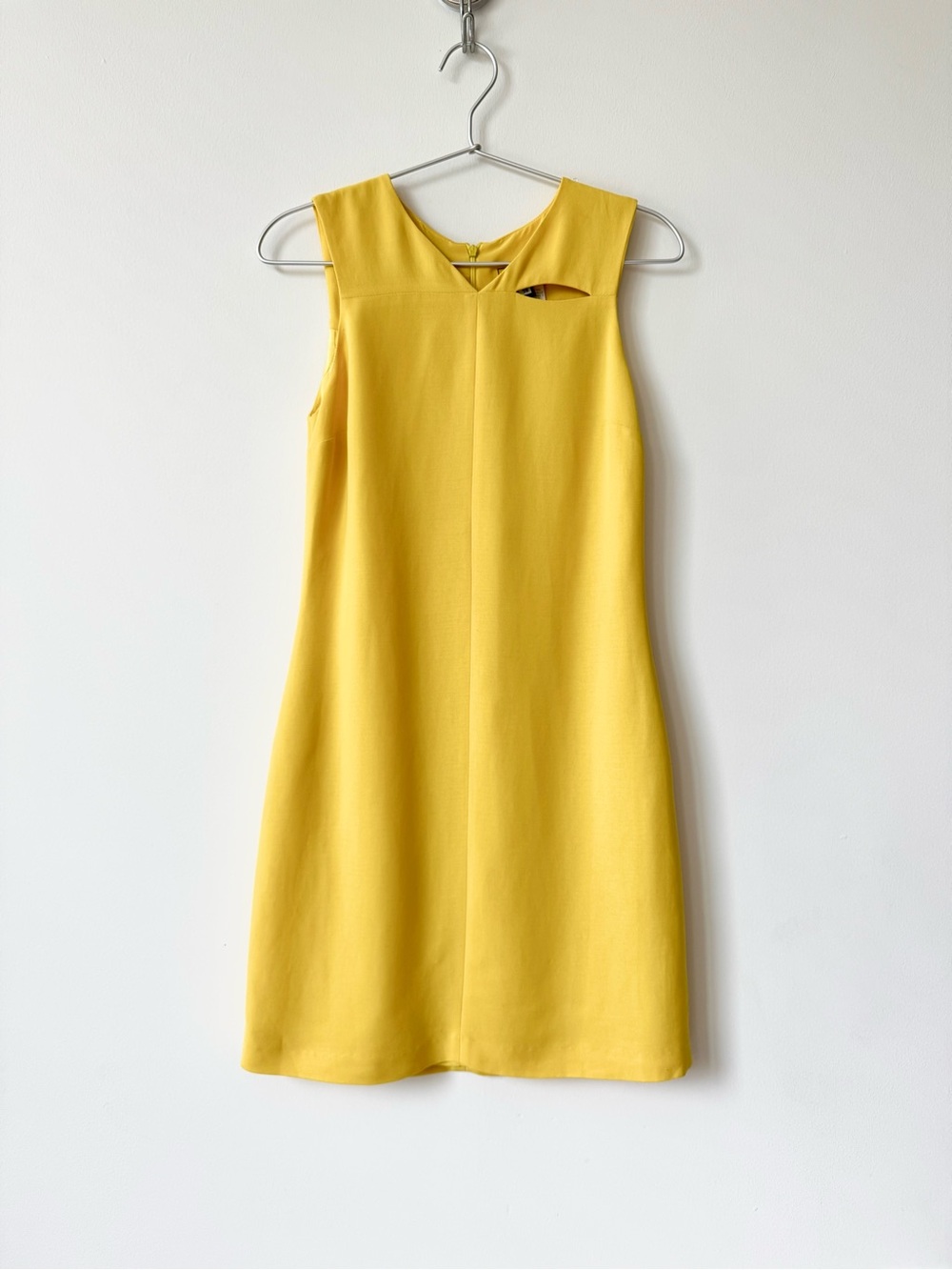Vintage 90’s Versus By Gianni Versace Bright Yellow Sleeveless Dress - Italy
